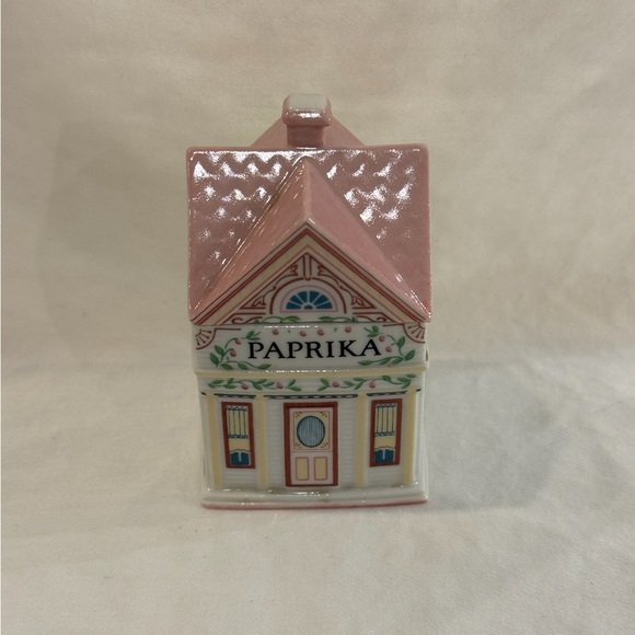 Lenox Other - Lenox Spice Village PAPRIKA Fine Porcelain House Container Vintage 1989 Jar